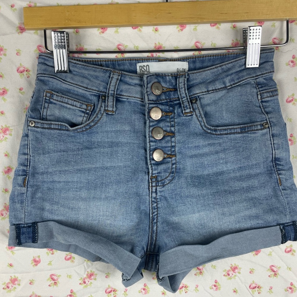 RSQ Sunset High Rise Jean shorts